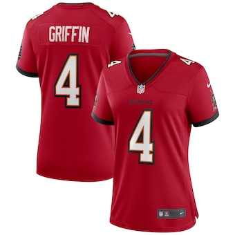 womens nike ryan griffin red tampa bay buccaneers game jerse
